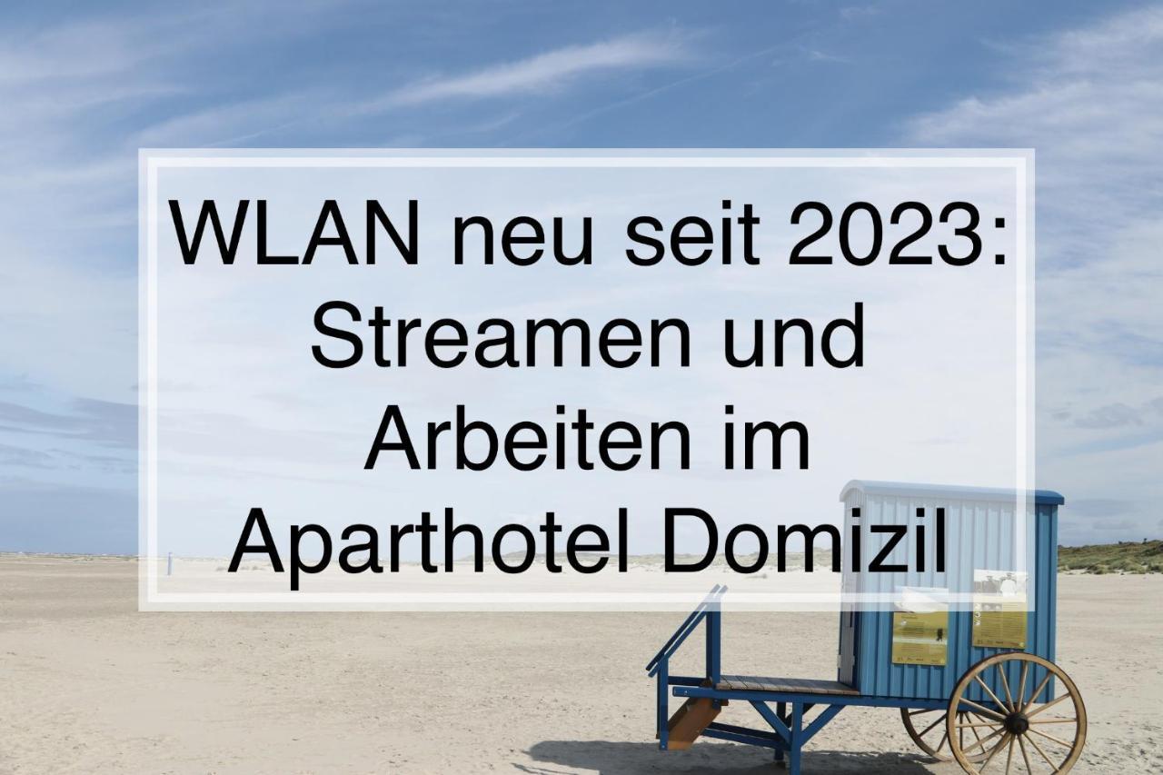 Aparthotel Domizil ボルクム エクステリア 写真